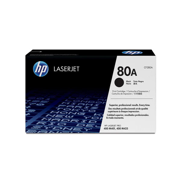 HP 80A Original Toner Cartridge – Black – CF280A – HP Laser Jet Toner