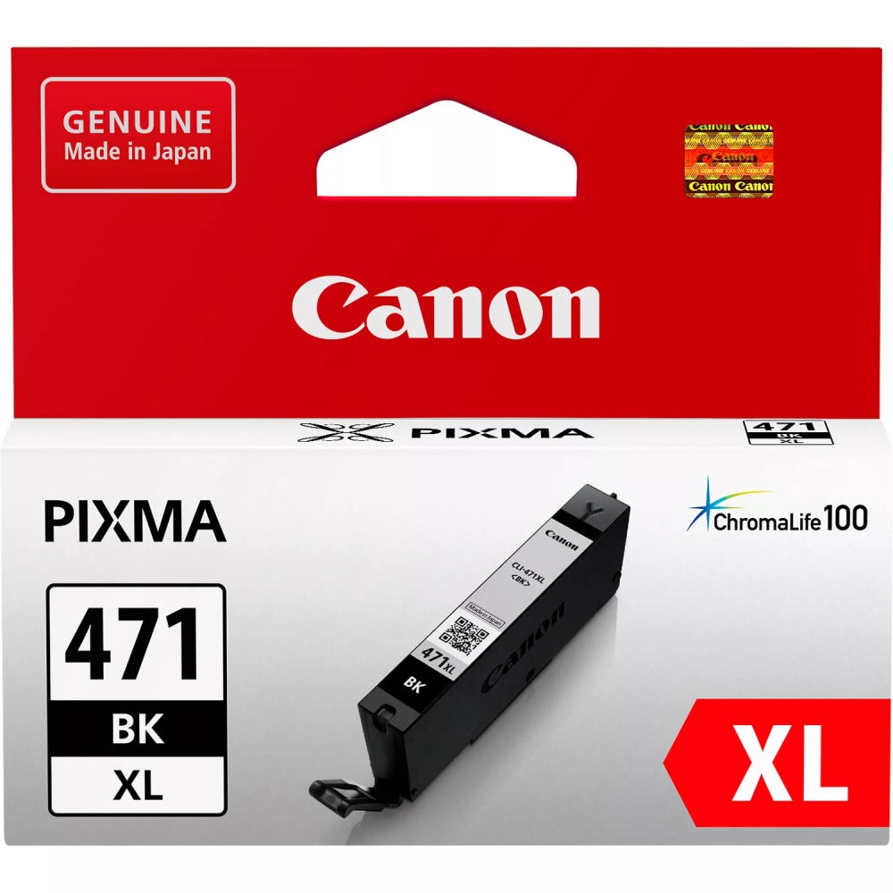 Canon CLI-471XL Black High Yield Printer Ink Cartridge Original