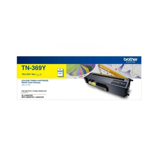 Brother TN 369 Original Yellow Toner Cartridge