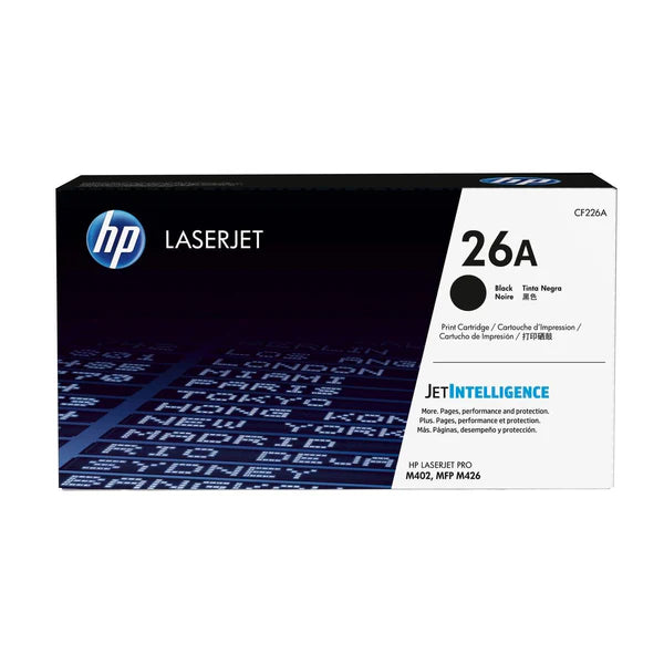 HP 26A Original LaserJet Toner Cartridge - Black CF226A