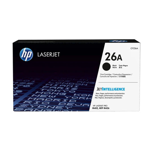 HP 26A Original LaserJet Toner Cartridge - Black CF226A